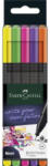 Faber-Castell Tűfilc készlet, 0, 4 mm, 'Grip', 5 különböző neon szín (TFC151603) (TFC151603)