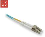 LYNX Fiber Optic LC Összekötő Kék 15m LX-DPX-LC/LC-OM3-15 (LX-DPX-LC/LC-OM3-15)