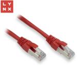 LYNX UTP CAT5E Összekötő Piros 10m LX-FTP5E-100-RED (LX-FTP5E-100-RED)