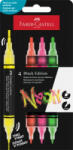 Faber-Castell Dekormarker készlet, 1, 0/3, 0 mm, kétvégű, akril, 'Shake&Paint', 4 különböző neon szín (TFC285505) (TFC285505)