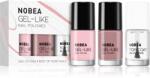 NOBEA Day-to-Day 3-Piece Nail Polish set with Top coat set de lacuri de unghii Best of Nude Nails