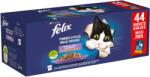 FELIX 88x85g Felix Fantastic csirke, lazac, tőkehal, kacsa nedves macskatáp