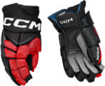 CCM JetSpeed FT8 Pro Black/Red/White Junior Hokikesztyűk 11 hüvelyk