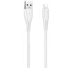 Awei CL-182L adatkábel (USB - lightning, 2.4A, 100cm) FEHÉR Apple IPAD / IPAD 2 / IPAD (3rd Generation) (CL-182L_W) (CL-182L_W)