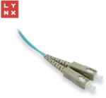 LYNX Fiber Optic SC Összekötő Kék 1m LX-DPX-SC/SC-OM3-1 (LX-DPX-SC/SC-OM3-1)