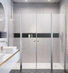 Radaway Eos DWD II zuhanyajtó 130 (13799670-01-01+13799630-01-01)