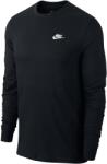 Nike Férfi szabadidő pólók hosszú ujjú Nike NSW CLUB TEE - LS fekete AR5193-010 - XL
