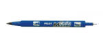 Pilot Alkoholos marker, 0, 8/2 mm, kétvégű, 'Twin', kék (PTWK) (PTWK)