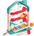 Hape Melodien-Haus Jucarie 2-in-1 Xilofon si Circuit Bile Varsta 12 Luni (E0512)