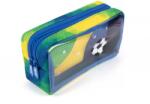 ZIPIT Penar etui cu 2 compartimente ZIPIT Half & Half, Brazil soccer (ZP-360860) Penar