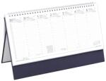 TOPTIMER Asztali naptár kép nélküli TOPTIMER T051 álló fehér lapos kék 2026. T510T-004 (T510T-004)