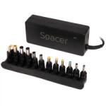 Spacer ALIMENTATOR Notebook Universal AC-DC, SPACER, 90W comutare automata tensiune - compatibil cu majoritatea NB, 12 tipuri de mufe, DC15/16/19/19.5/20V, SPNA-UNIV-12 45507204 (timbru verde 0.80 lei) (SPNA