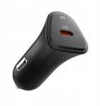 Spigen Essential EV301 1 Portos Autós Töltő 30W Fekete (ACP08699)