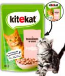 Kitekat Tasak Macskaeledel Lazaccal Lazac szószban 85g