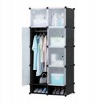 Timeless Tools Műanyag elemes szekrény-fekete (HOP1000976-2)