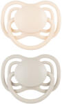 Canpol babies Силиконови залъгалки Canpol Babies - Nude, За момиче, 6-18 m, 2 брoя (23/229_cre)