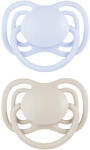 Canpol babies Силиконови залъгалки Canpol Babies - Nude, 6-18 m, 2 брoя (23/226_blu)