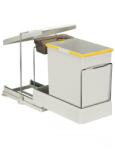 Ideal Feroluc Cos Gunoi Model 21500, 273 x 430 x 430 mm, 1 Cuva x1 L, 1 Cuva x 20 L Finisaj Gri (IFR-41896) Cos de gunoi