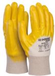 DONAU Szerelőkesztyű, nitril, DONAU "Safety 02", 10/XL méret, sárga (D3205152110) - webpapir
