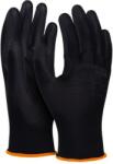 DONAU Szerelőkesztyű, PU, DONAU "Safety", 7/S méret, fekete (D3203122107) - webpapir