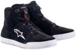 Alpinestars Chrome motorkerékpár csizma fekete-szürke-fluo piros