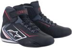 Alpinestars Sektor Waterproof motoros cipő fekete-fehér-szürke