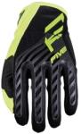 FIVE MXF3 EVO motocross kesztyű fekete-fluo sárga