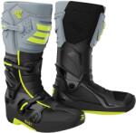 Shot Race 8 motoros csizma fekete-szürke-fluo sárga