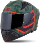 Cassida Aero ATCK zárt motorkerékpár sisak camo zöld-fekete-szürke-narancssárga