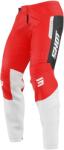 Shot Pantaloni roșii de motocross Shot Draw League pentru copii (SHOA06-11D1-BK4)