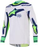 Alpinestars Tricou motocross Alpinestars Supertech Vista gri deschis-galben fluo-verde-albastru-roz (AIM170-0348)