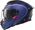 MT Helmets Cască de motocicletă flip-up MT Atom 2 SV Destiny albastru-negru mat (MT1335C23272)