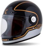 Cassida Cască integrală pentru motociclete Cassida Fibre Jawa Sport negru-argintiu-auriu (AIM140-1483)