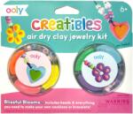 OOLY Kit DIY bijuterii Creatibles Flori Fermecate- plastilina cu uscare la aer - set de 6 culori si accesorii (161-136)