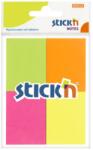 STICK'N Notes autoadeziv 38x51 mm, 4x50 file/set, STICK'N Neon (HO-21091)