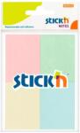 STICK'N Notes autoadeziv 38x51 mm, 4x50 file/set, STICK'N Pastel (HO-21090)