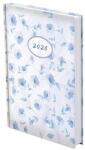 TopTimer Határidõnapló TOPTIMER Joy J021 A/5 napi fehér lapos Kék virág 3D 2026 (T021J-217) - tonerpiac