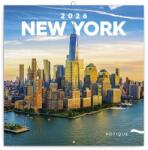 REALSYSTEM Lemeznaptár REALSYSTEM 300x300mm New York 2026 (6097-NY) - tonerpiac