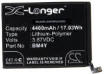 VHBW Mobiltelefon akkumulátor Xiaomi BM4Y készülékhez - 4400 mAh 3, 87 V Li-polimer (888202993)