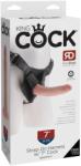 King Cock Pipedream King Cock - ham tip strap-on cu dildo realist 17, 8 cm (culoare flesh)