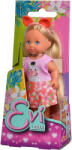 Simba Toys Evi Love Cutie játék baba 12 cm - zebrás pólóban