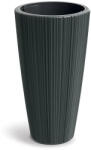 Prosperplast Oro Slim Round virágcserép, 40 cm - sötétszürke (DHOR400-419U)