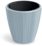 Prosperplast Oro Round virágcserép, 30 cm - szürke (DBOR300-443U)