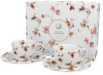 Duo Gift Porcelán eszpresszócsésze+alj , 90 ml, 2 személyes, dobozban, Safa