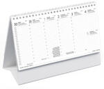 TOPTIMER Asztali naptár kép nélküli TOPTIMER T055 álló fehér lapos papír táblás 2026 (T550P-00P) - papir-bolt