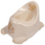 TEGA BABY Zenélő gyerek csúszásmentes bili bézs maci