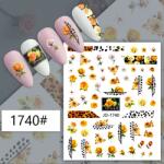  Körömmatrica - JO-1740 virág