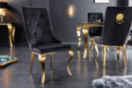 Rococo Design szék Rococo Levia fej fekete / arany