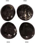 Palm Stone Cuart cu Turmalina Neagra Naturala - 36-51 x 32-42 x 18-26 mm - Piatra pentru Stabilitate Emotionala si Protectie Energetica - ( XXL ) - 1 Buc