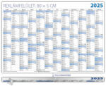 Dayliner Plakátnaptár 980 × 680 mm, fehér lapokkal kék ívben Dayliner 2027 (58178)